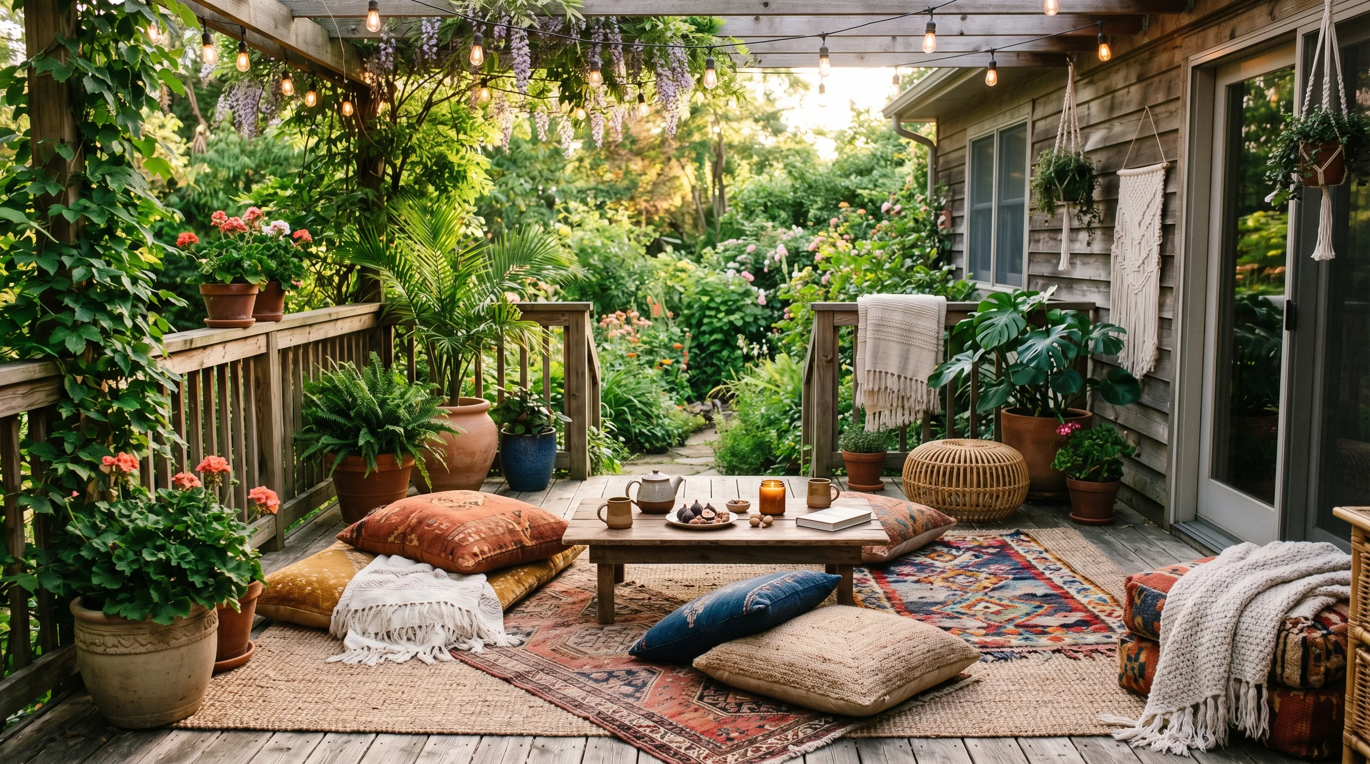 Open Patio With Uncluttered Layout